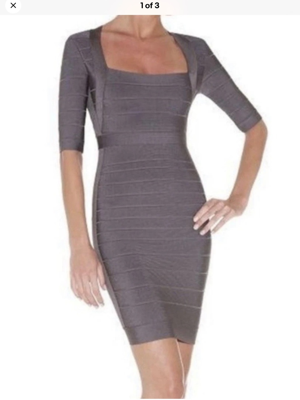 Hervé Léger Madina bandage dress size LARGE